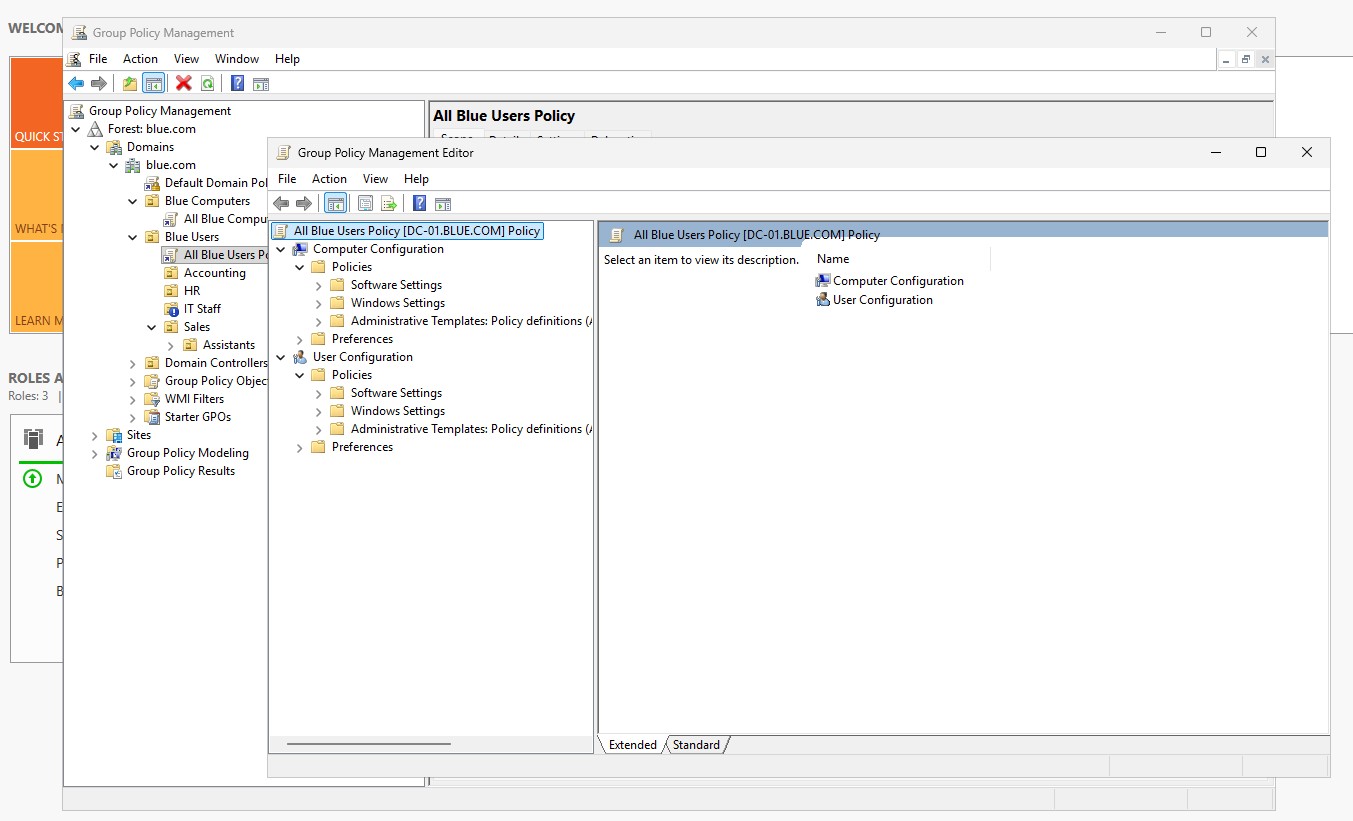 Group Policy Management Editor