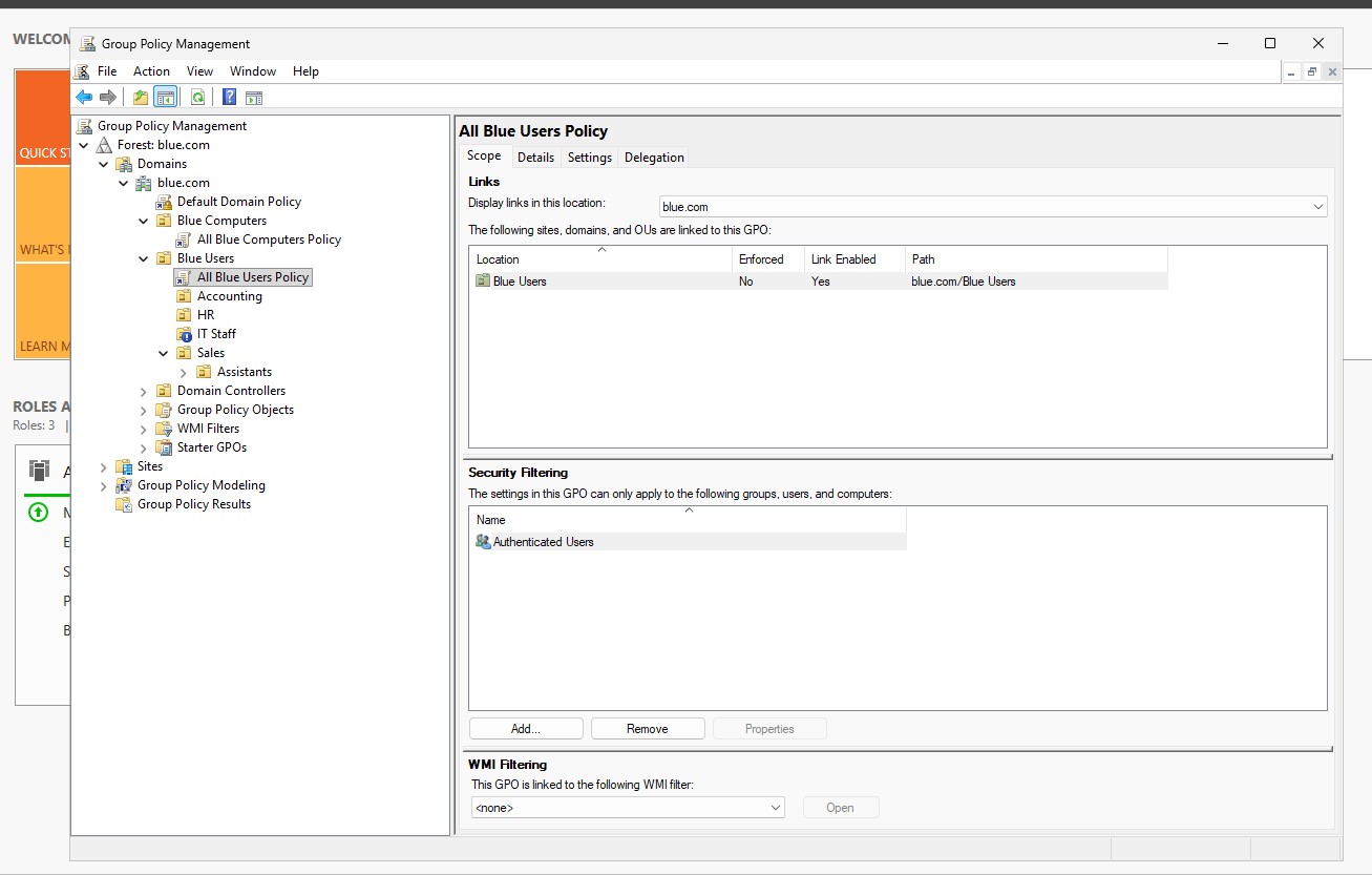 Group Policy Management Console